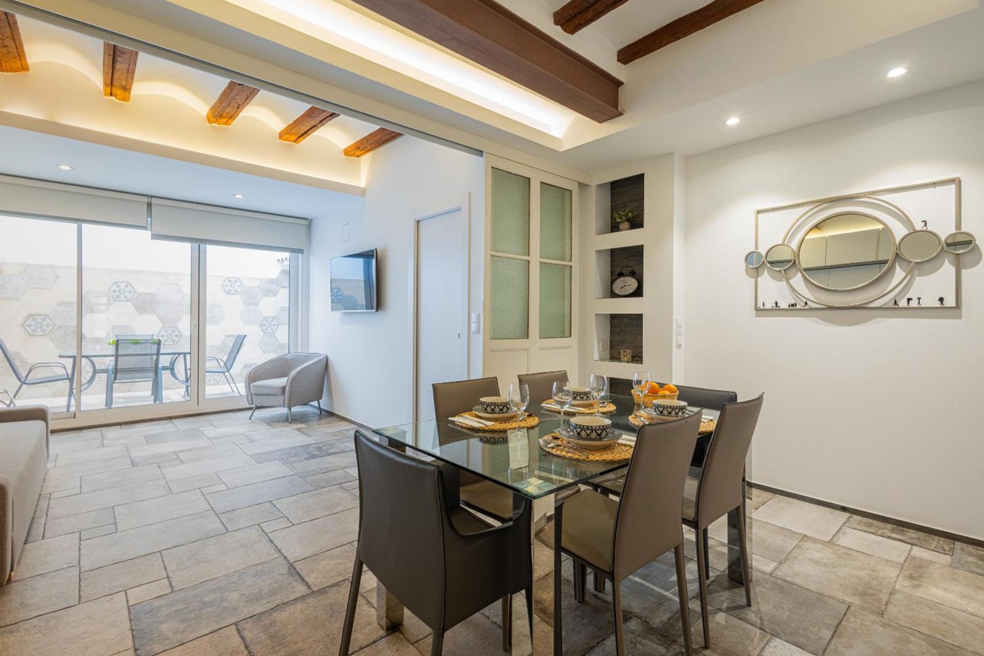 Florit Flats - Center Modern 1Br 2Bth Terrace Wi-Fi Ac Apartment Valencia Ngoại thất bức ảnh